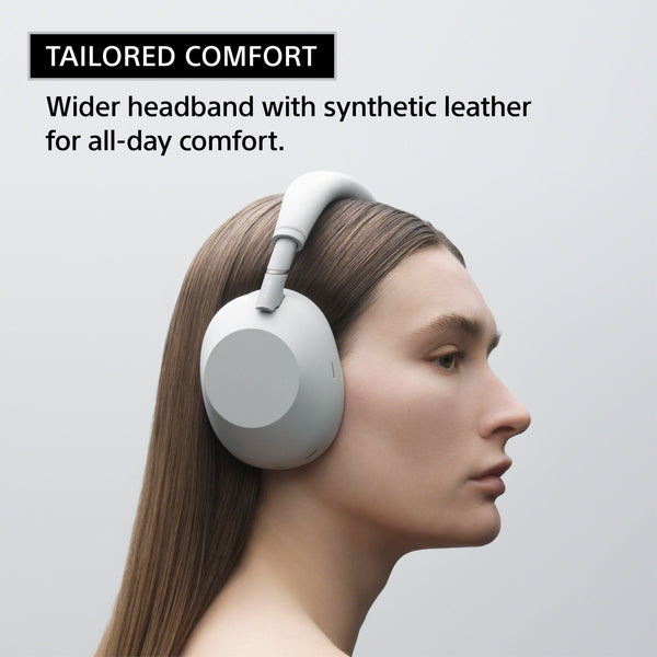 Sony - WH-1000XM6- Best Wireless Noise Cancelling Headphones - Sand Pink