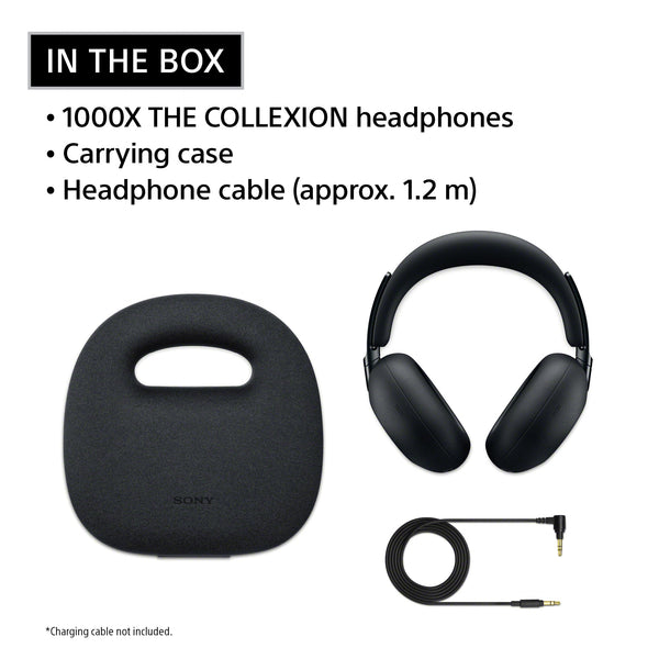 Sony - 1000X THE COLLEXION Wireless Noise Canceling Headphones - Black