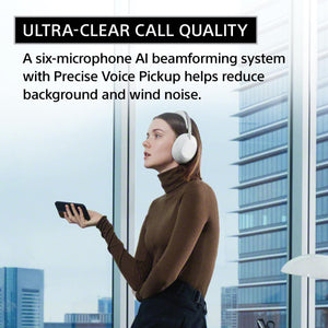 Sony - 1000X THE COLLEXION Wireless Noise Canceling Headphones - Platinum