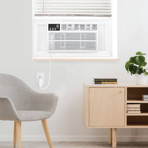 Whirlpool - 550 Sq. Ft. 12,000 BTU Window Air Conditioner - White