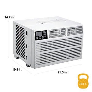 Whirlpool - 550 Sq. Ft. 12,000 BTU Window Air Conditioner - White
