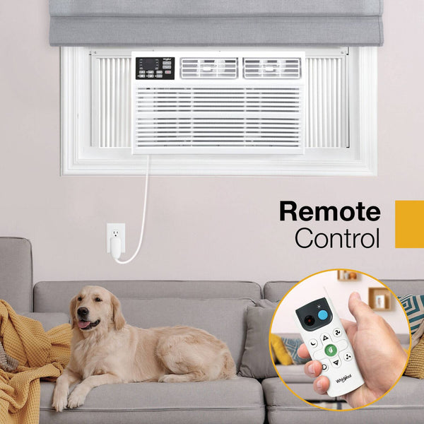 Whirlpool - 550 Sq. Ft. 12,000 BTU Window Air Conditioner - White