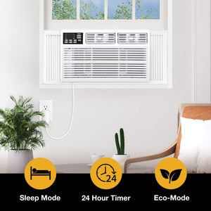 Whirlpool - 550 Sq. Ft. 12,000 BTU Window Air Conditioner - White