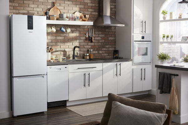 Whirlpool - 24-inch Wide Garage-Ready Bottom-Freezer Refrigerator - 12.9 cu. ft. #white