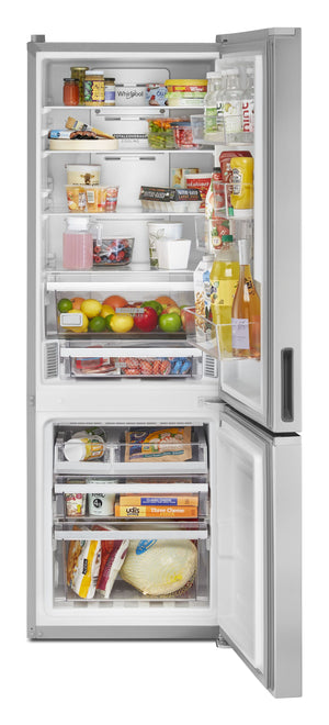 Whirlpool - 24-inch Wide Garage-Ready Bottom-Freezer Refrigerator - 12.9 cu. ft. #stainless