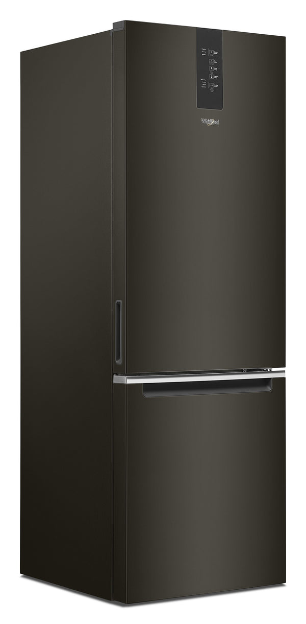 24-inch Wide Garage-Ready Bottom-Freezer Refrigerator - 12.9 cu. ft. #blackstainless