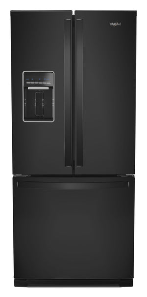 30-inch Wide French Door Refrigerator - 20 cu. ft. #black