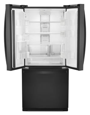 30-inch Wide French Door Refrigerator - 20 cu. ft. #black