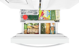 30-inch Wide French Door Refrigerator - 20 cu. ft. #white