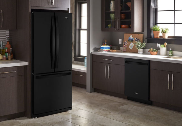 30-inch Wide French Door Refrigerator - 20 cu. ft. #black