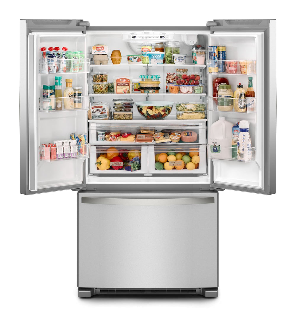 36-Inch Wide Counter-Depth French Door Bottom Mount Refrigerator - 20 cu. ft. #stainless