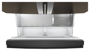 36-inch Wide True Counter Depth 3-Door French Door Refrigerator - 24 cu. ft. #blackstainless