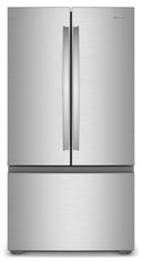 36-inch Wide True Counter Depth 3-Door French Door Refrigerator - 24 cu. ft. #stainless