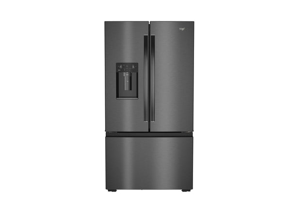 36-inch Wide True Counter-Depth 3-Door French Door Refrigerator - 23.4 cu. ft. #blackstainless