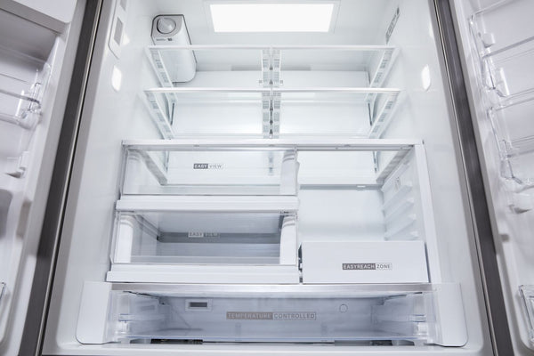 36-inch Wide True Counter-Depth 3-Door French Door Refrigerator - 23.4 cu. ft. #blackstainless