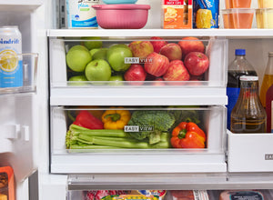 36-inch Wide True Counter-Depth 3-Door French Door Refrigerator - 23.4 cu. ft. #blackstainless