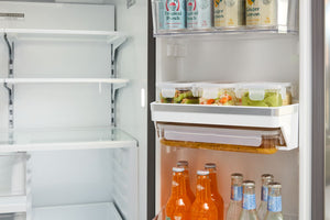 36-inch Wide True Counter-Depth 3-Door French Door Refrigerator - 23.4 cu. ft. #blackstainless