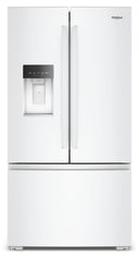 36-inch Wide True Counter-Depth 3-Door French Door Refrigerator - 23.4 cu. ft. #white