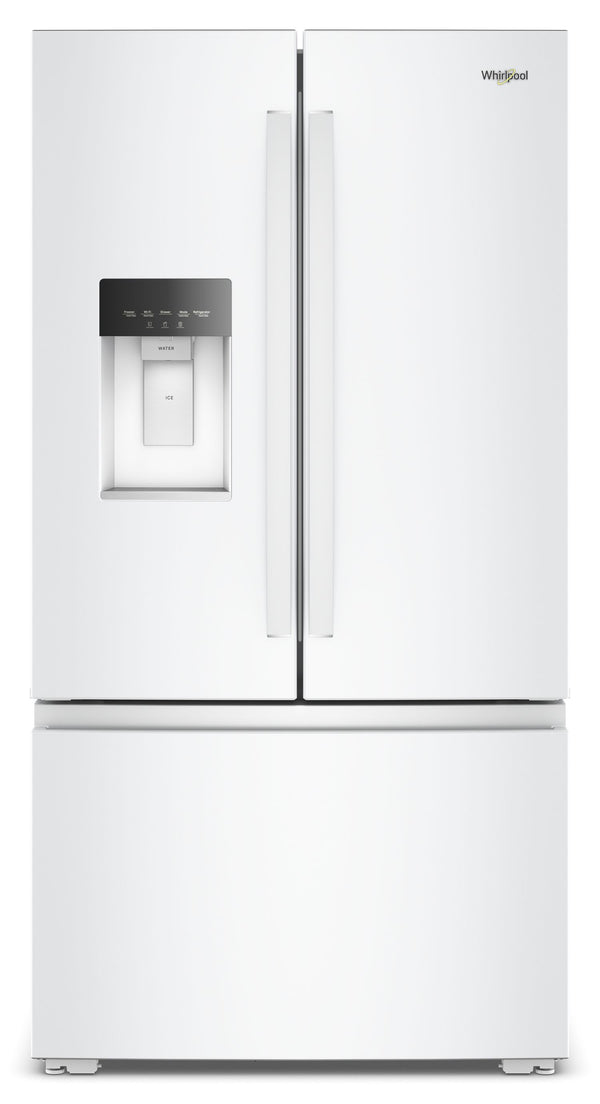 36-inch Wide True Counter-Depth 3-Door French Door Refrigerator - 23.4 cu. ft. #white