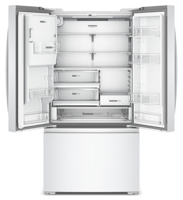 36-inch Wide True Counter-Depth 3-Door French Door Refrigerator - 23.4 cu. ft. #white