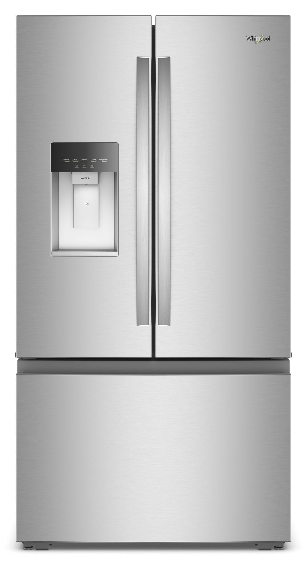 36-inch Wide True Counter-Depth 3-Door French Door Refrigerator - 23.4 cu. ft. #stainless