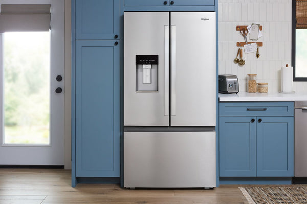 36-inch Wide True Counter-Depth 3-Door French Door Refrigerator - 23.4 cu. ft. #stainless