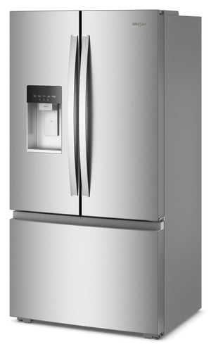36-inch Wide True Counter-Depth 3-Door French Door Refrigerator - 23.4 cu. ft. #stainless