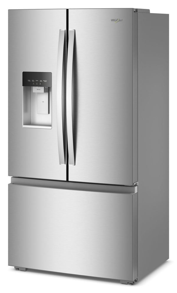 36-inch Wide True Counter-Depth 3-Door French Door Refrigerator - 23.4 cu. ft. #stainless