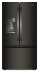 36-inch Wide True Counter Depth 3-Door French Door Refrigerator - 23.4 cu. ft. #blackstainless