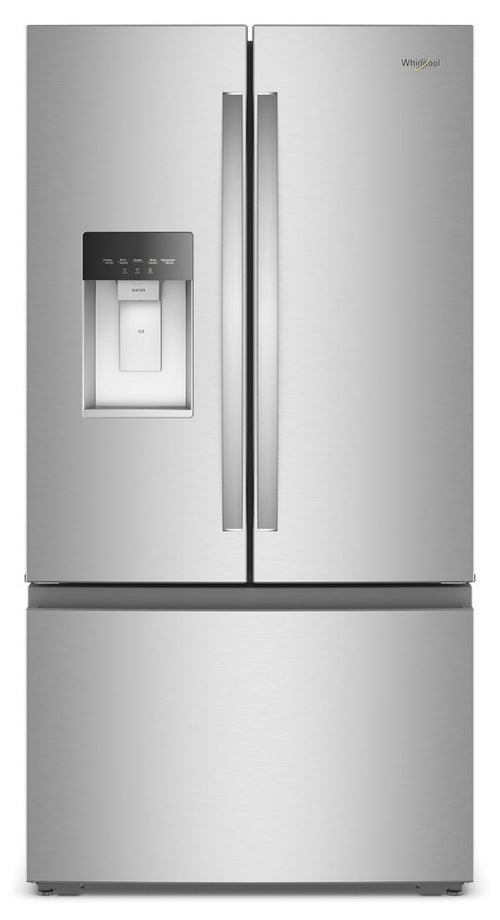36-inch Wide True Counter Depth 3-Door French Door Refrigerator - 23.4 cu. ft. #stainless