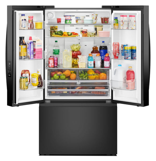 36-Inch French Door Refrigerator with Interior Water Dispenser - 31 cu. ft. #black