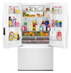 36-Inch French Door Refrigerator with Interior Water Dispenser - 31 cu. ft. #white