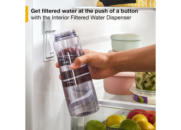 36-Inch French Door Refrigerator with Interior Water Dispenser - 31 cu. ft. #white