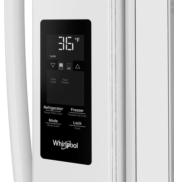 36-Inch French Door Refrigerator with Interior Water Dispenser - 31 cu. ft. #white