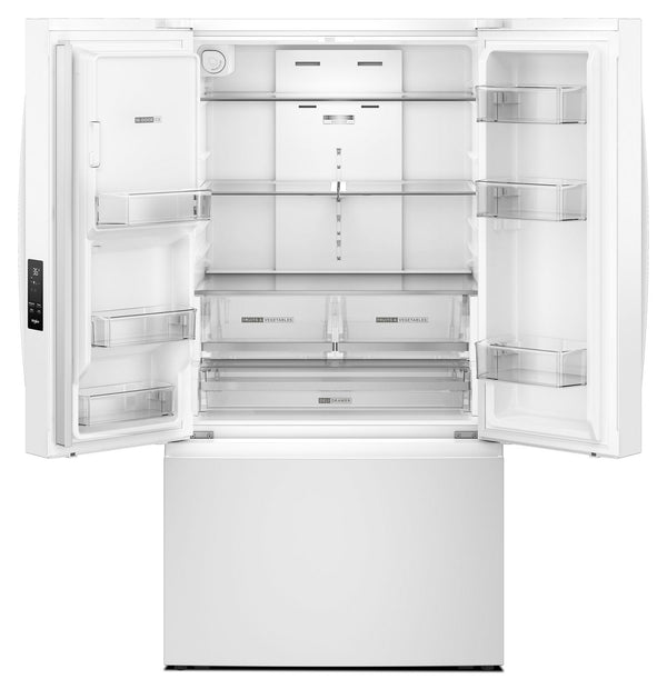 36-Inch French Door Refrigerator with In-Door Water and Ice Maker - 30 cu. ft. #white
