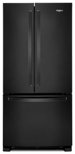 33-inch Wide French Door Refrigerator - 22 cu. ft. #black