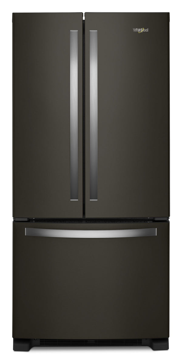 33-inch Wide French Door Refrigerator - 22 cu. ft. #blackstainless