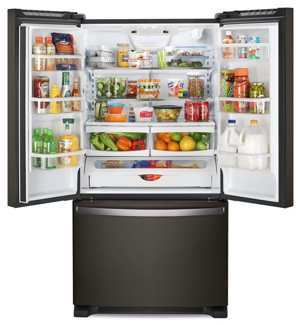 33-inch Wide French Door Refrigerator - 22 cu. ft. #blackstainless