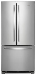 33-inch Wide French Door Refrigerator - 22 cu. ft. #stainless