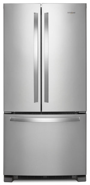 33-inch Wide French Door Refrigerator - 22 cu. ft. #stainless