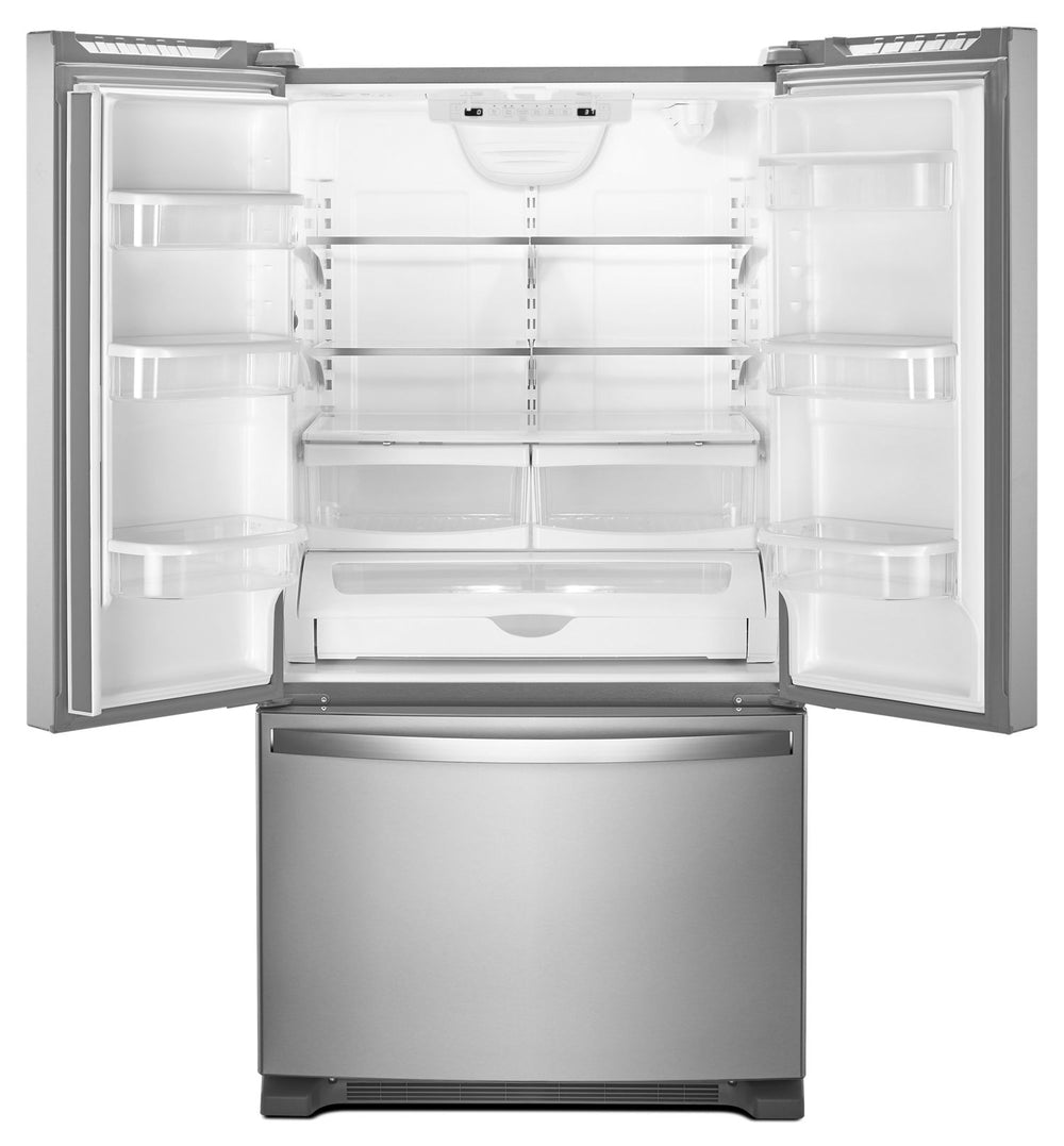 33-inch Wide French Door Refrigerator - 22 cu. ft. #stainless
