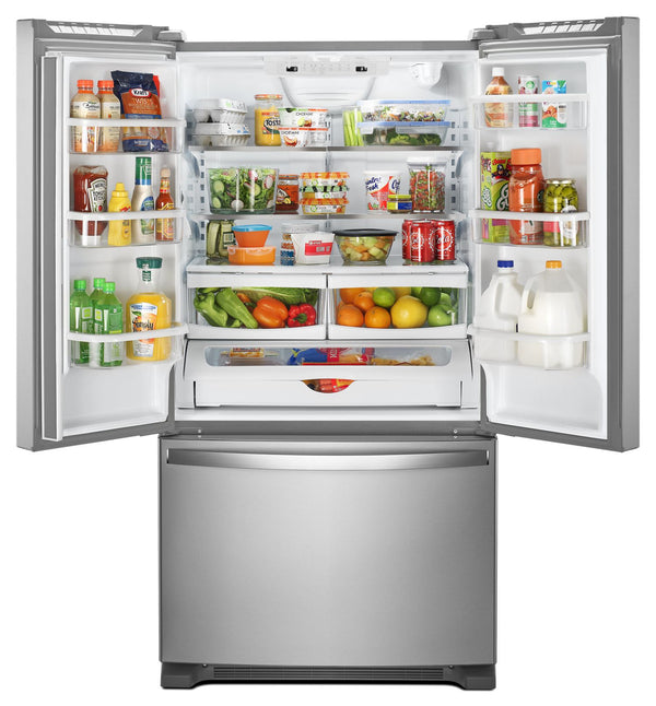 33-inch Wide French Door Refrigerator - 22 cu. ft. #stainless