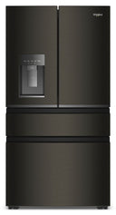 36-inch Wide True Counter Depth 4-Door French Door Refrigerator - 22 cu. ft. #blackstainless