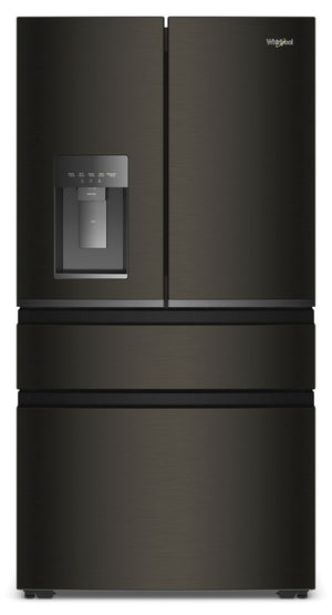 36-inch Wide True Counter Depth 4-Door French Door Refrigerator - 22 cu. ft. #blackstainless