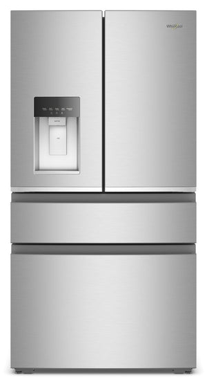 36-inch Wide True Counter Depth 4-Door French Door Refrigerator - 22 cu. ft. #stainless