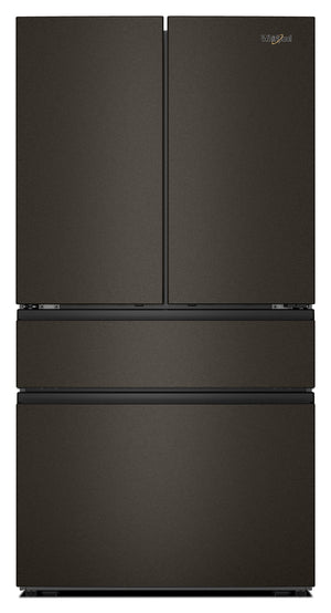 Whirlpool® 30 Cu. Ft. Family-Sized Capacity French Door Refrigerator with Flexible Temperature Drawer #blackstainless