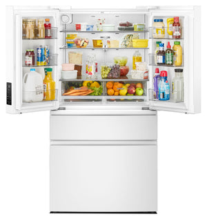 Whirlpool® 30 Cu. Ft. Family-Sized Capacity French Door Refrigerator with Flexible Temperature Drawer #white