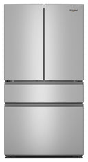 Whirlpool® 30 Cu. Ft. Family-Sized Capacity French Door Refrigerator with Flexible Temperature Drawer #stainless