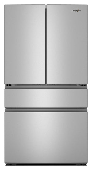 Whirlpool® 30 Cu. Ft. Family-Sized Capacity French Door Refrigerator with Flexible Temperature Drawer #stainless