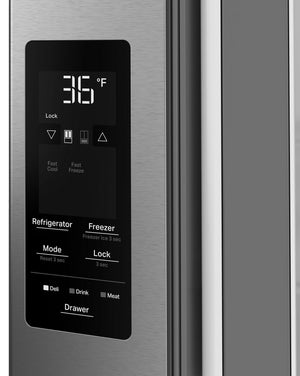 Whirlpool® 30 Cu. Ft. Family-Sized Capacity French Door Refrigerator with Flexible Temperature Drawer #stainless